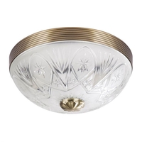 Edit Duke Flush Ceiling Light - Bronze