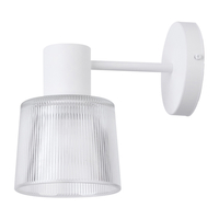 Edit Dusk Glass Wall Light - White