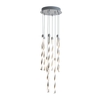 Edit Edison 5 Light LED Cascade Pendant - Chrome