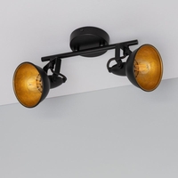 Edit Emer 2 Light Spotlight Bar - Black