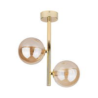 Edit Estera 2 Light Semi-Flush Ceiling Light - Gold