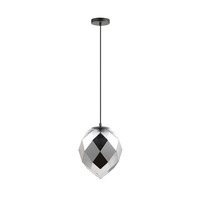 Edit Facet Glass Ceiling Pendant Light - Chrome