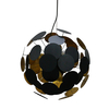 Edit Feature Ceiling Pendant Light - Black & Gold