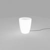 Edit Flower Pot Medium Outdoor Feature Light - White