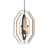 Edit Frame 4 Light Chandelier - Aged Bronze
