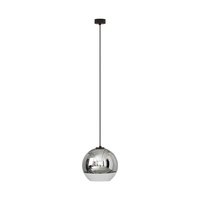 Edit Globe Plus Medium Pendant Light - Silver Mirror