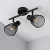 Edit Grid 2 Light Ceiling Spotlight Bar - Black