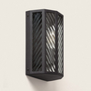 Edit Hadley Half Lantern Outdoor Wall Light - Black