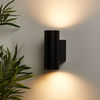 Edit Hamilton Up & Down Outdoor Wall Light - Black