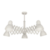 Edit Harmony 5 Arm Ceiling Pendant Light - White