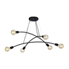 Edit Helix 6 Light Ceiling Pendant - Black