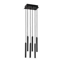 Edit Henri 6 Light LED Cluster Ceiling Pendant - Black