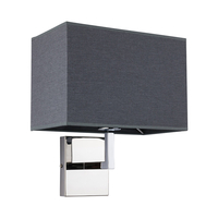 Edit Hotel Wall Light - Grey