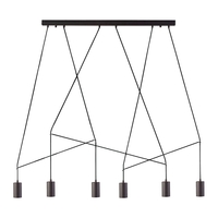 Edit Imbria 6 Light Bar Ceiling Pendant - Black