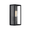 Edit Inox Country Half Lantern Outdoor Wall Light - Black