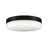 Edit Kasai Round Flush Ceiling Light - Black