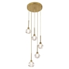 Edit Kassia 5 Light Cluster Ceiling Pendant - Gold