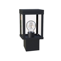 Edit Keros 260 Outdoor Pedestal Light - Black