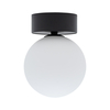 Edit Kier Semi-Flush Ceiling Light - Black