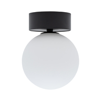 Edit Kier Semi-Flush Ceiling Light - Black
