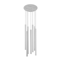 Edit Laser 7 Light Cluster Ceiling Pendant - White