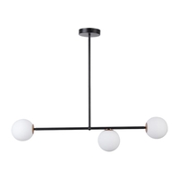 Edit Link 3 Light Bar Ceiling Pendant - Black