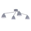 Edit Loretta 4 Arm Semi-Flush Ceiling Light - Grey