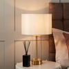 Edit Malta Glass Touch Table Lamp - Brass
