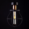Edit Manufacture Semi-Flush Ceiling Light - Black and Copper