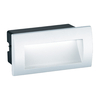 Edit Mason Rectangle LED Outdoor Wall Light - White