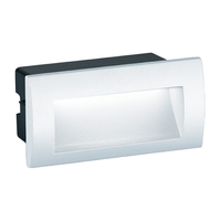 Edit Mason Rectangle LED Outdoor Wall Light - White