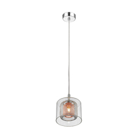 Edit Maverick Ceiling Pendant Light - Chrome & Copper