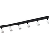 Edit Noir 6 Light Spotlight Bar - Black & White