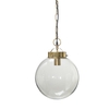 Edit Normandy Glass Ceiling Pendant Light - Antique Brass