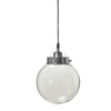 Edit Normandy Small Glass Ceiling Pendant Light - Antique Silver