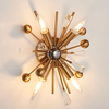 Edit Nova Flush Wall Light - Antique Brass