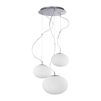 Edit Nuage 3 Light Cascade Ceiling Pendant - White