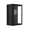 Edit Paddington Half Lantern Outdoor Wall Light - Black