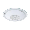 Edit Patty Glass Flush Ceiling Light - Crystal