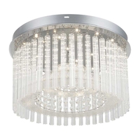 Edit Pearl LED Flush Ceiling Light - Chrome