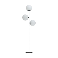 Edit Perry 3 Light Floor Lamp - Black & White