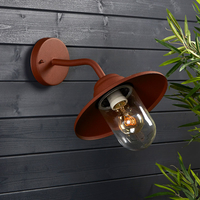 Edit Perth Outdoor Wall Light - Rust Brown