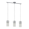 Edit Plaza 3 Light Bar Ceiling Pendant - Chrome