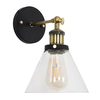 Edit Punk Glass Wall Light - Antique Brass