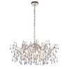 Edit Rain Glass Chandelier - Aged Silver