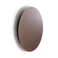 Edit Ring Large Round LED Wall Light - Dark Brown