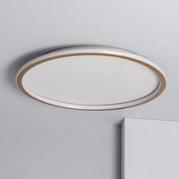 Edit Round Allharo Flush Ceiling Light - White