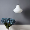 Edit Savoy 25 Glass Ceiling Pendant Light - White