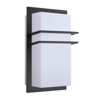 Edit Seattle Outdoor Flush Wall Light - Black