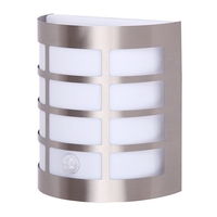 Edit Sevilla Outdoor Flush Wall Light with PIR Sensor - Stainless Steel
